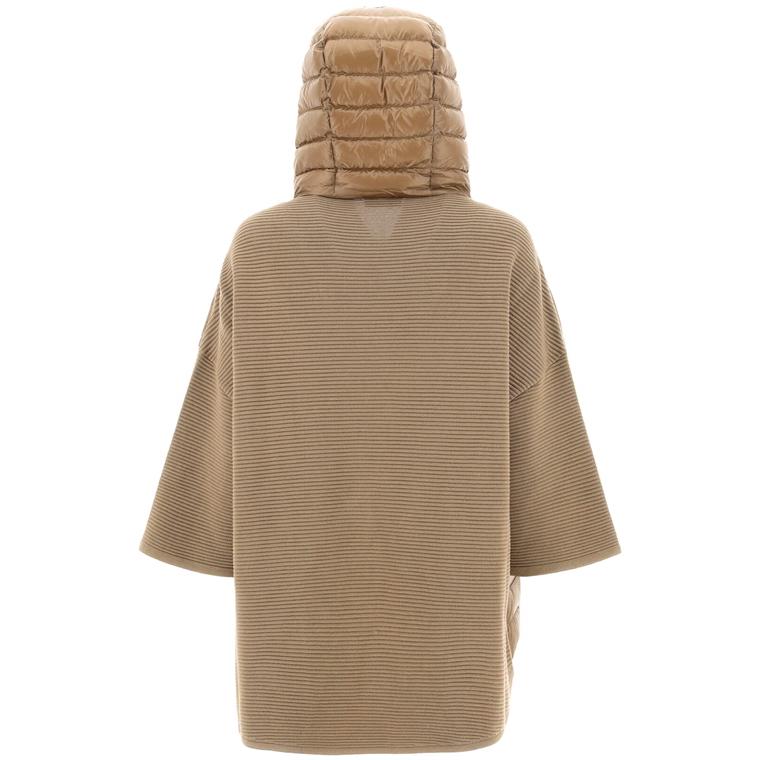 Herno Knitted Ottoman Jacket, Camel